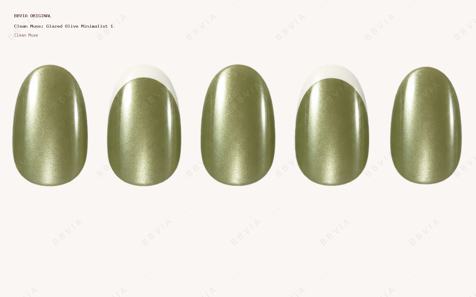 Glazed Olive Minimalist 1 — full design preview