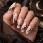 Clean Muse: Midnight Lattice Veil: Clean Muse Halloween Layers 1 — AI styling illustration